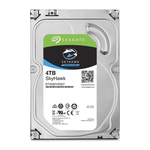 Seagate SKYHAWK 3.5″ 4TB Sata 64MB Cache 5900RPM Güvenlik Diski